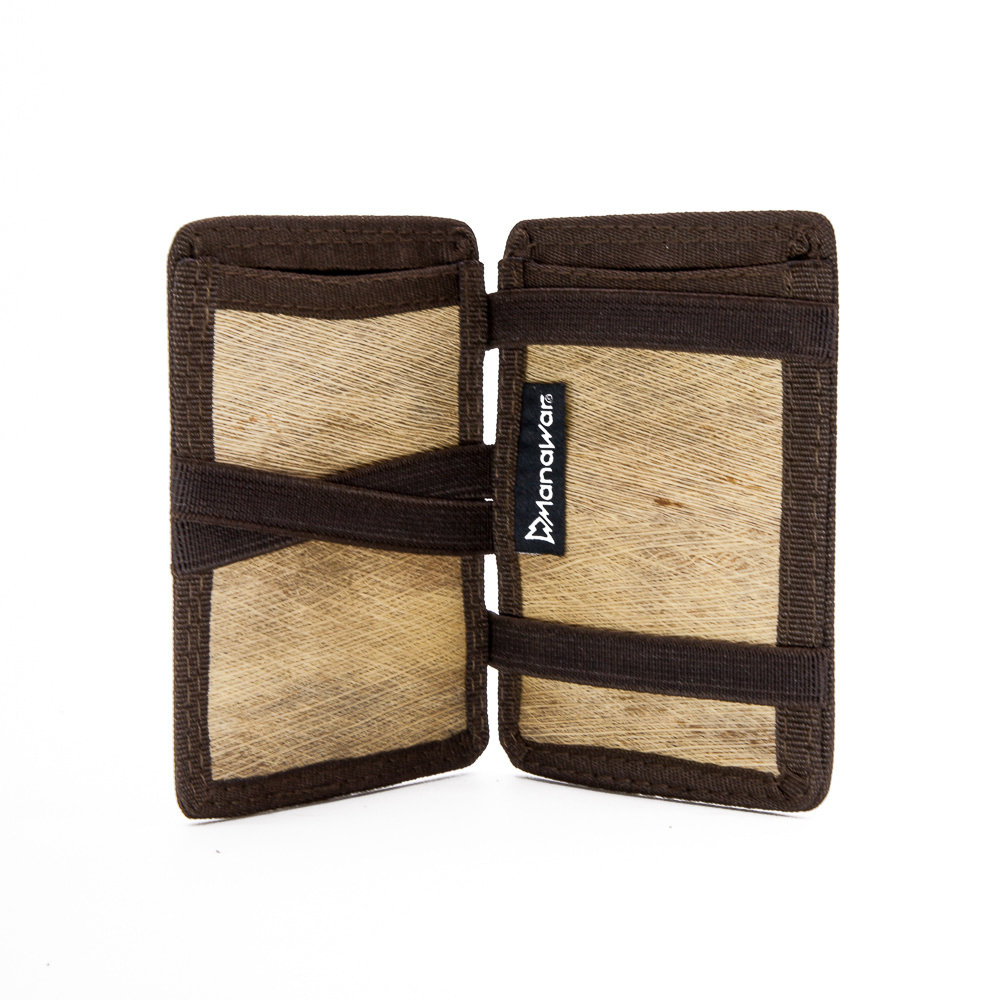 Wizard Wallet Natural brown edge