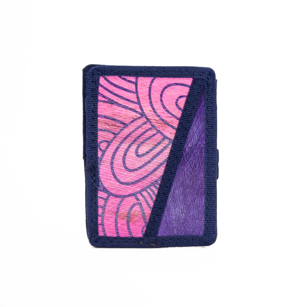 Wizard Wallet Pink & Purple curls